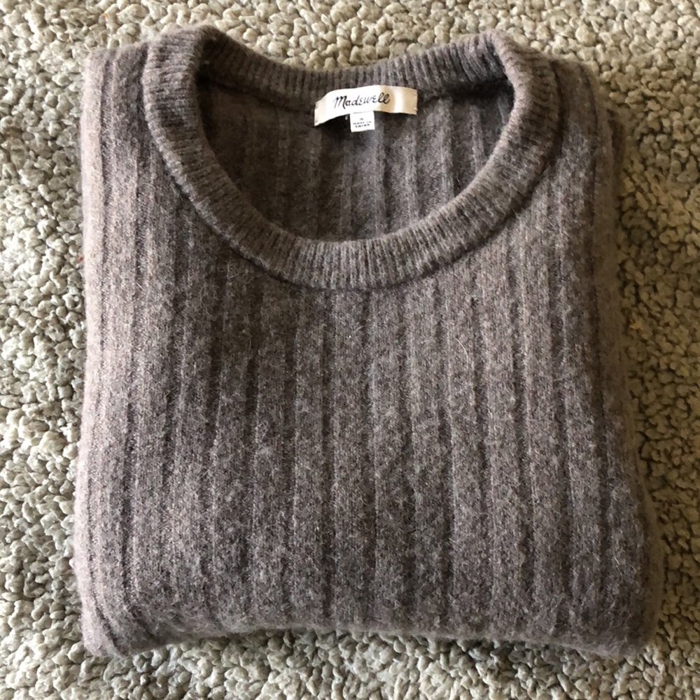 Madewell Taupe Wool/Alpaca Sweater (Small)